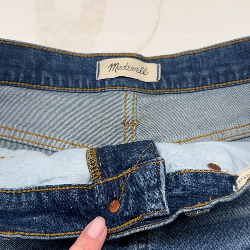 Madewell Dark Blue Denim Shorts - Picture 4 of 5